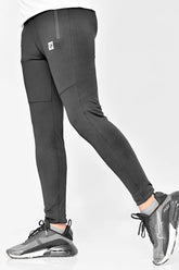 BLACK STRETCHABLE TROUSER - VENARI